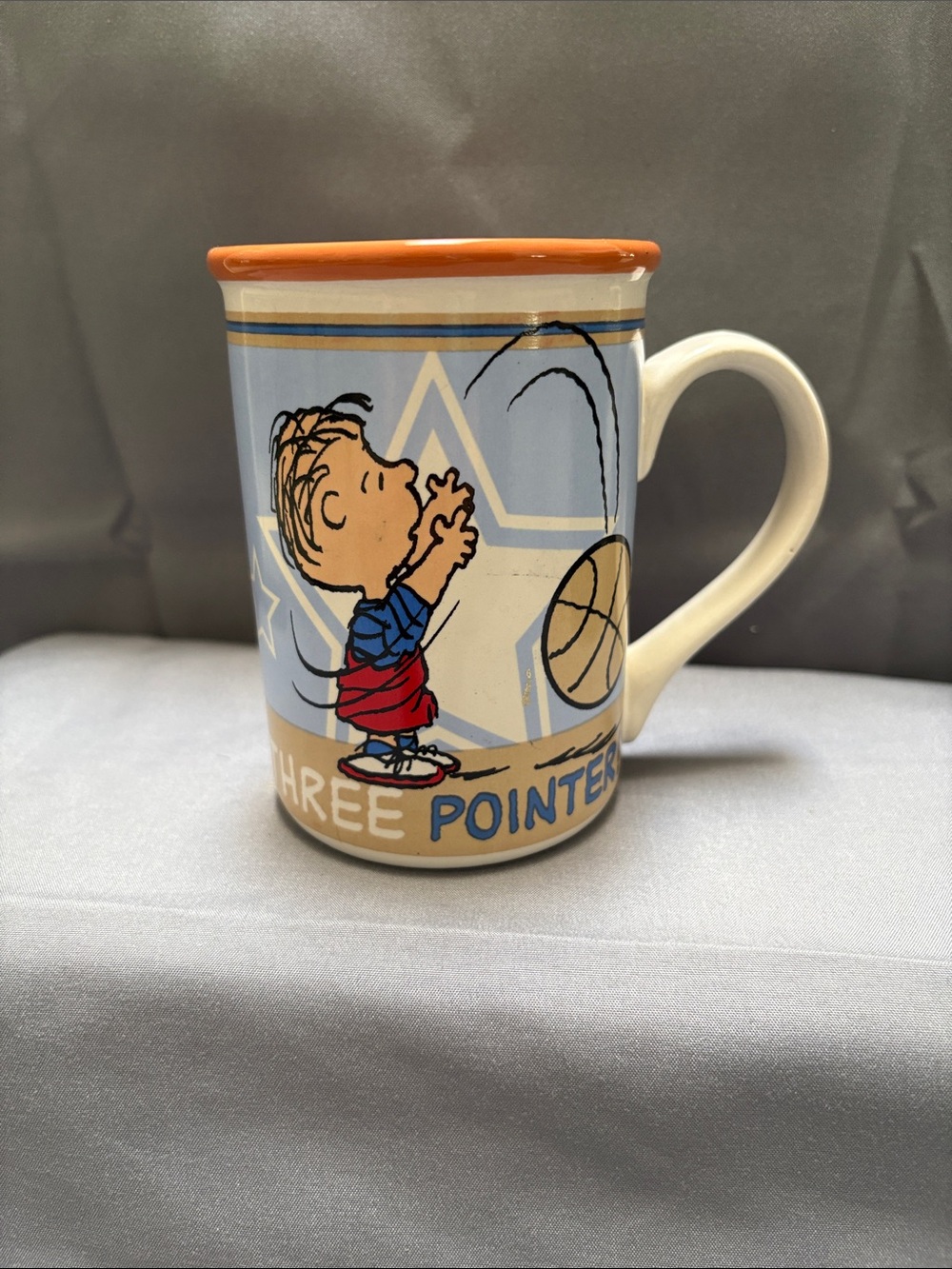 /Gibson Overseas Peanuts 'Three Pointer' Linus Basketball Ceramic Mug